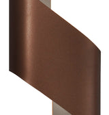 KAL0307 Kalau Small Wall Lamp 8W LED in a Satin Brown/Chrome/Frosted Finish