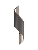 KAL1138 Kalau Large Wall Lamp 8W LED in a Anthracite/Chrome Finish