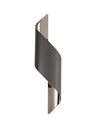 KAL1138 Kalau Large Wall Lamp 8W LED in a Anthracite/Chrome Finish