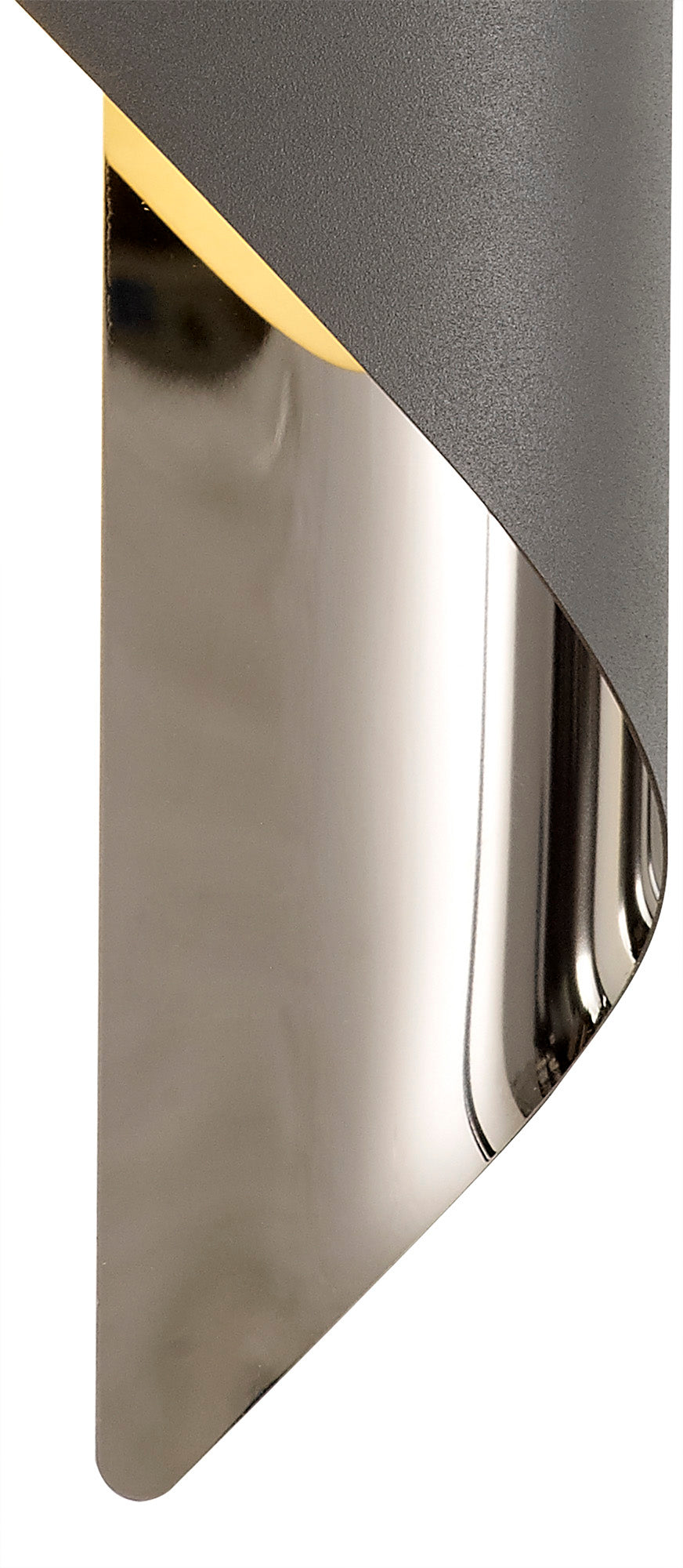 KAL1138 Kalau Large Wall Lamp 8W LED in a Anthracite/Chrome Finish