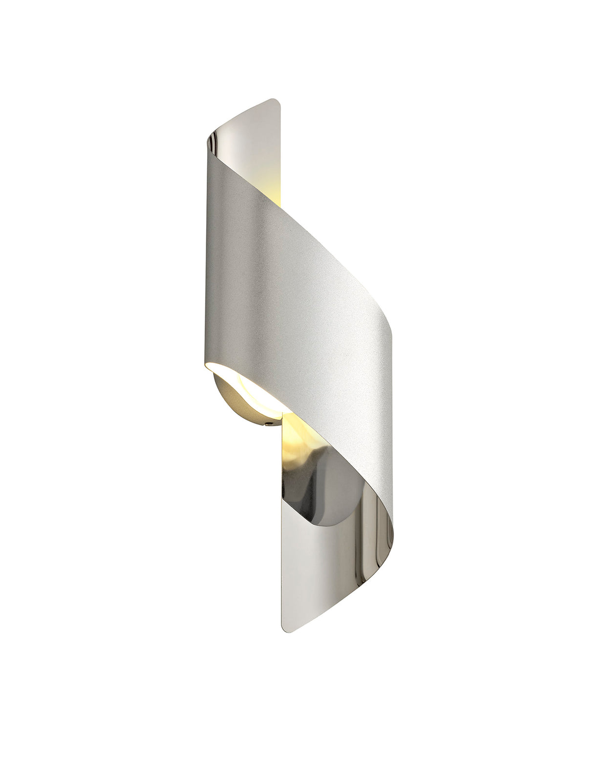 KAL1307 Kalau Small Wall Lamp 8W LED in a Silver/Chrome/Frosted Finish