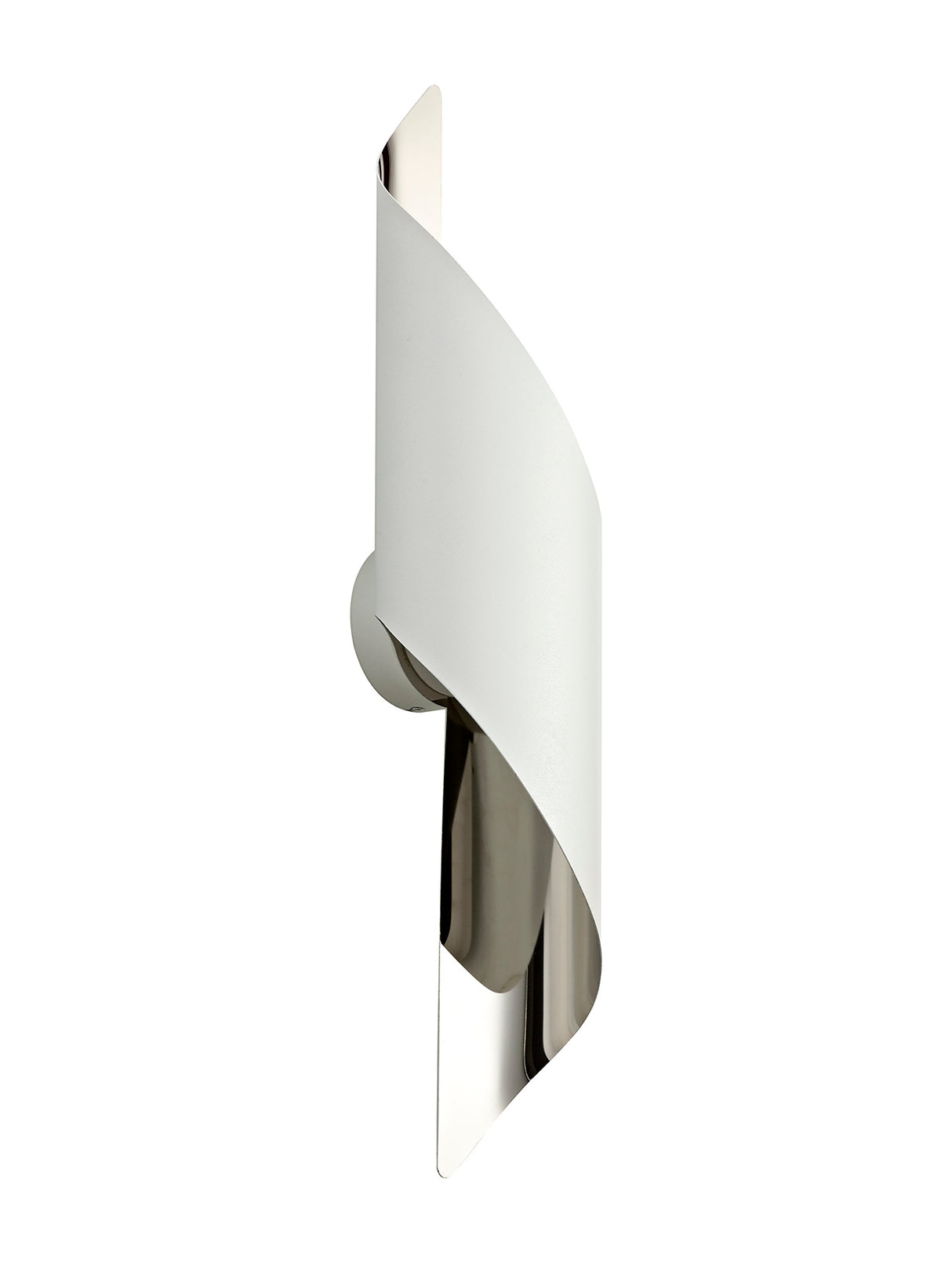 KAL5307 Kalau Large Wall Lamp 8W LED in a White/Chrome/Frosted Finish