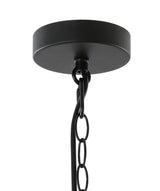 KAN9107 Kang Pendant 1 Light in a Matt Black Finish