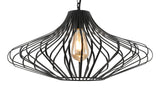 KAN9107 Kang Pendant 1 Light in a Matt Black Finish