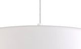 KAR8957 Karaka Pendant 1 Light in a Gloss White Finish