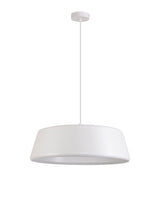 KAR8957 Karaka Pendant 1 Light in a Gloss White Finish