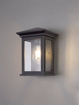 KEI2657 Keid Wall Lamp 1 Light IP54 Indoor/Outdoor Use in a Anthracite/Clear Finish