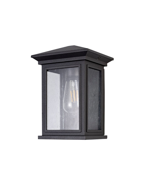 KEI2657 Keid Wall Lamp 1 Light IP54 Indoor/Outdoor Use in a Anthracite/Clear Finish