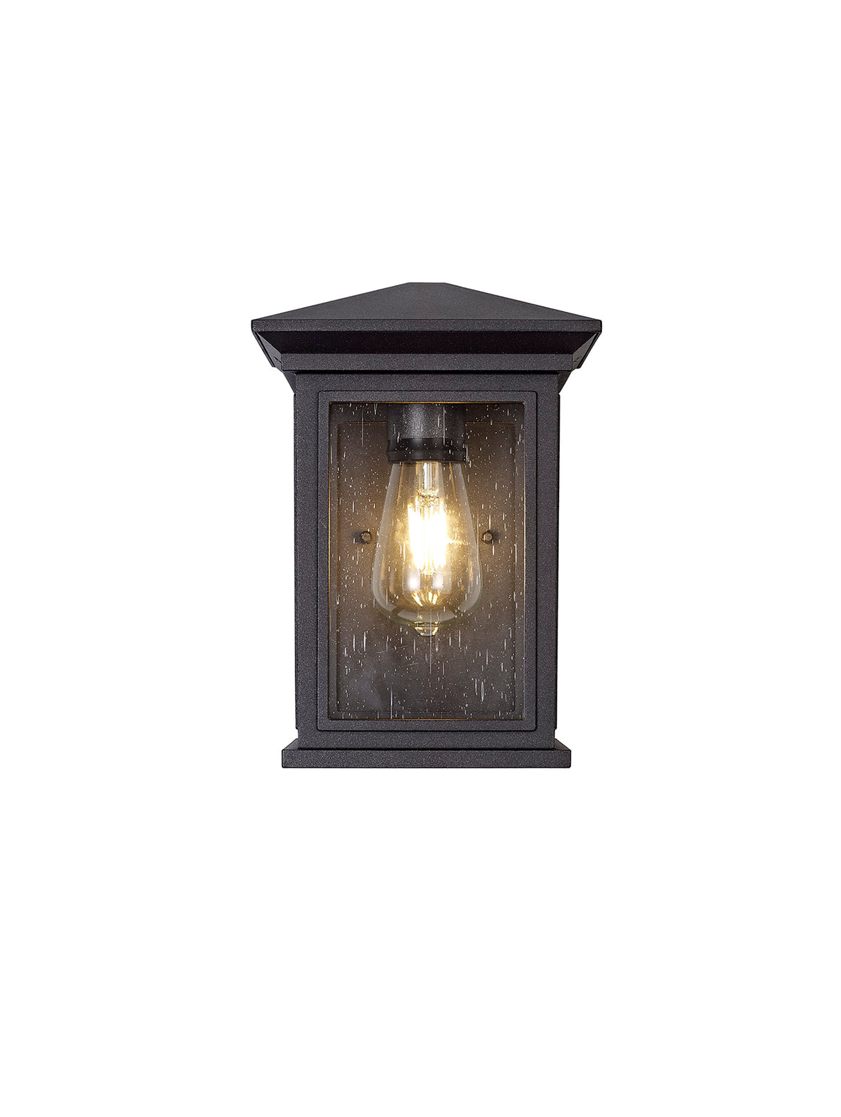 KEI2657 Keid Wall Lamp 1 Light IP54 Indoor/Outdoor Use in a Anthracite/Clear Finish