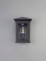 KEI2657 Keid Wall Lamp 1 Light IP54 Indoor/Outdoor Use in a Anthracite/Clear Finish