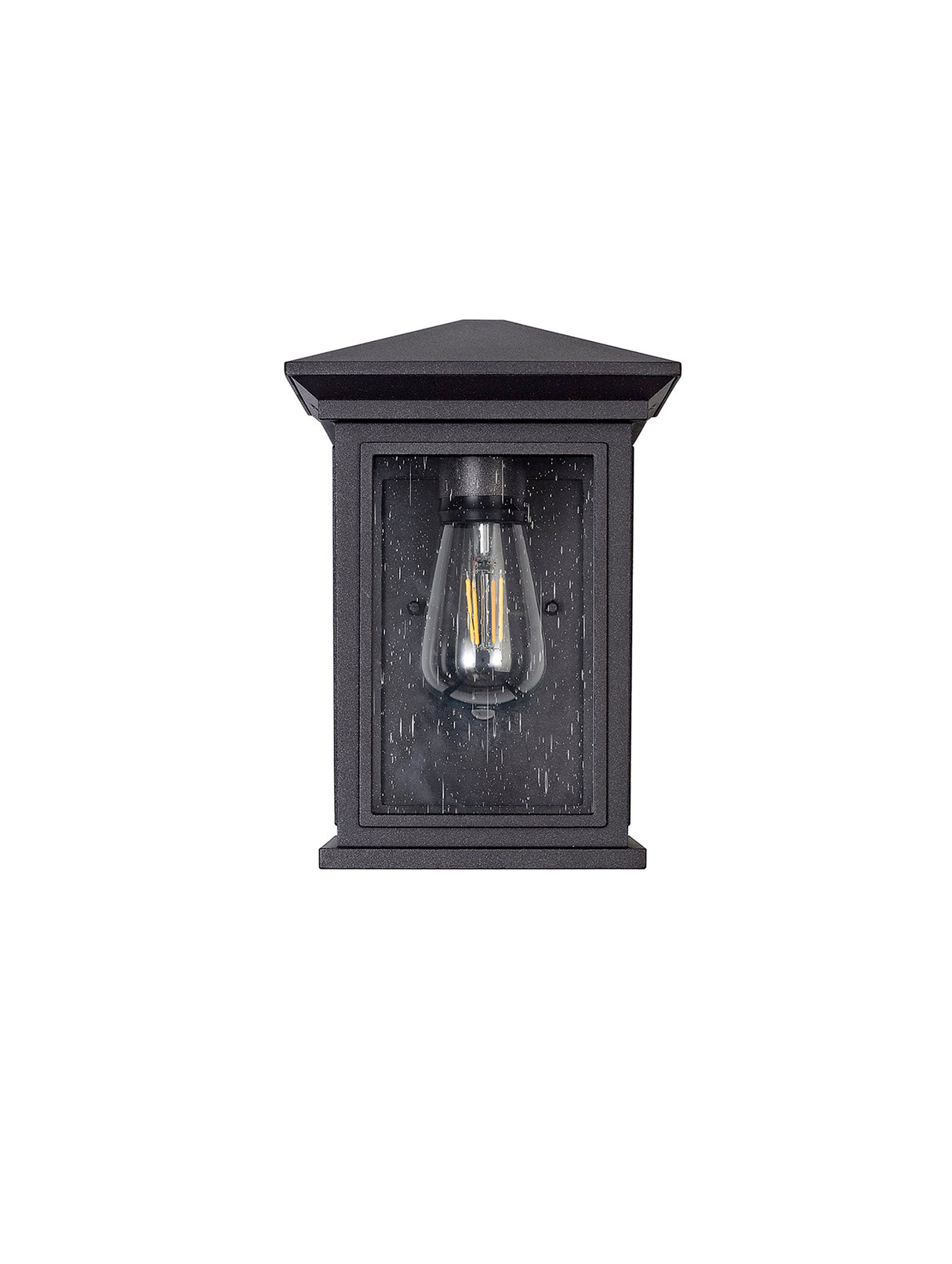 KEI2657 Keid Wall Lamp 1 Light IP54 Indoor/Outdoor Use in a Anthracite/Clear Finish