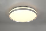 KIT2677 Kitalpha 48cm Ceiling 36W LED IP44 in a Silver/White Finish, Suitable for Bathrooms