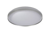 KIT2677 Kitalpha 48cm Ceiling 36W LED IP44 in a Silver/White Finish, Suitable for Bathrooms