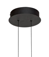 KUM9717 Kuma 16 Light Linear Pendant 48W LED in a Black/Antique Brass/Frosted Finish