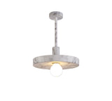 LAS6957 Lasuper Pendant 1 Light in a Marble Effect Finish