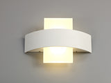 LIL5027 Lilli Wall Lamp 10W LED IP54 Indoor/Outdoor Use in a Sand White/Frosted Finish