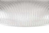 LOU1508 Louis Round 30cm Glass Lampshade in a Clear Finish