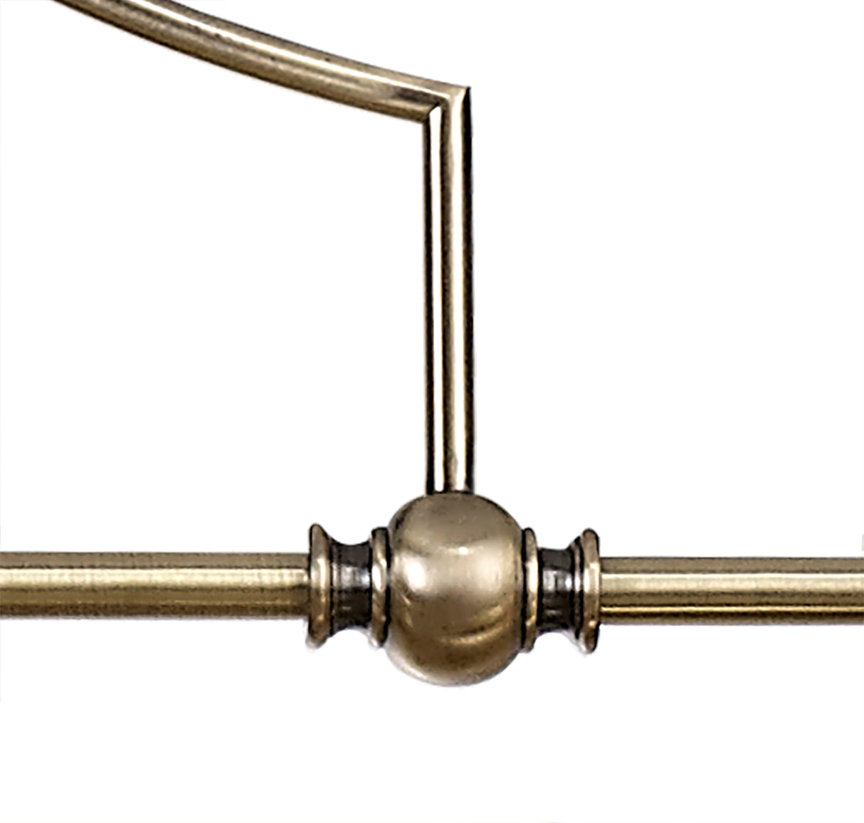 LOU3218 Louis Pendant 3 Light in a Antique Brass Finish