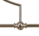 LOU4218 Louis Pendant 3 Light in a Polished Nickel Finish