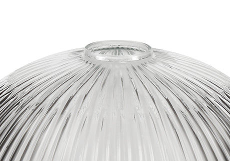 LOU4508 Louis Dome 30cm Glass Lampshade in a Clear Finish