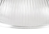 LOU4508 Louis Dome 30cm Glass Lampshade in a Clear Finish