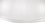 LOU5508 Louis Dome 38cm Glass Lampshade in a Clear Finish