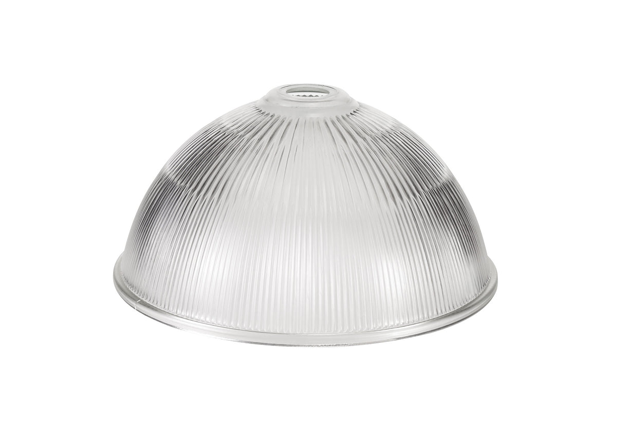 LOU5508 Louis Dome 38cm Glass Lampshade in a Clear Finish