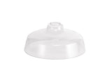 LOU6508 Louis Flat Round 30cm Glass Lampshade in a Clear Finish