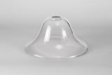 LOU7608 Louis Bell 30cm Glass Lampshade in a Clear Finish