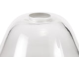 LOU7608 Louis Bell 30cm Glass Lampshade in a Clear Finish