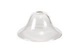 LOU7608 Louis Bell 30cm Glass Lampshade in a Clear Finish