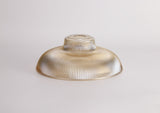 LOU9408 Louis Round 30cm Glass Lampshade Glass Lampshade in a Amber Finish