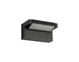 LUC4817 Lucasan Wall Lamp 10W LED IP54 Indoor/Outdoor Use in a Graphite Black Finish