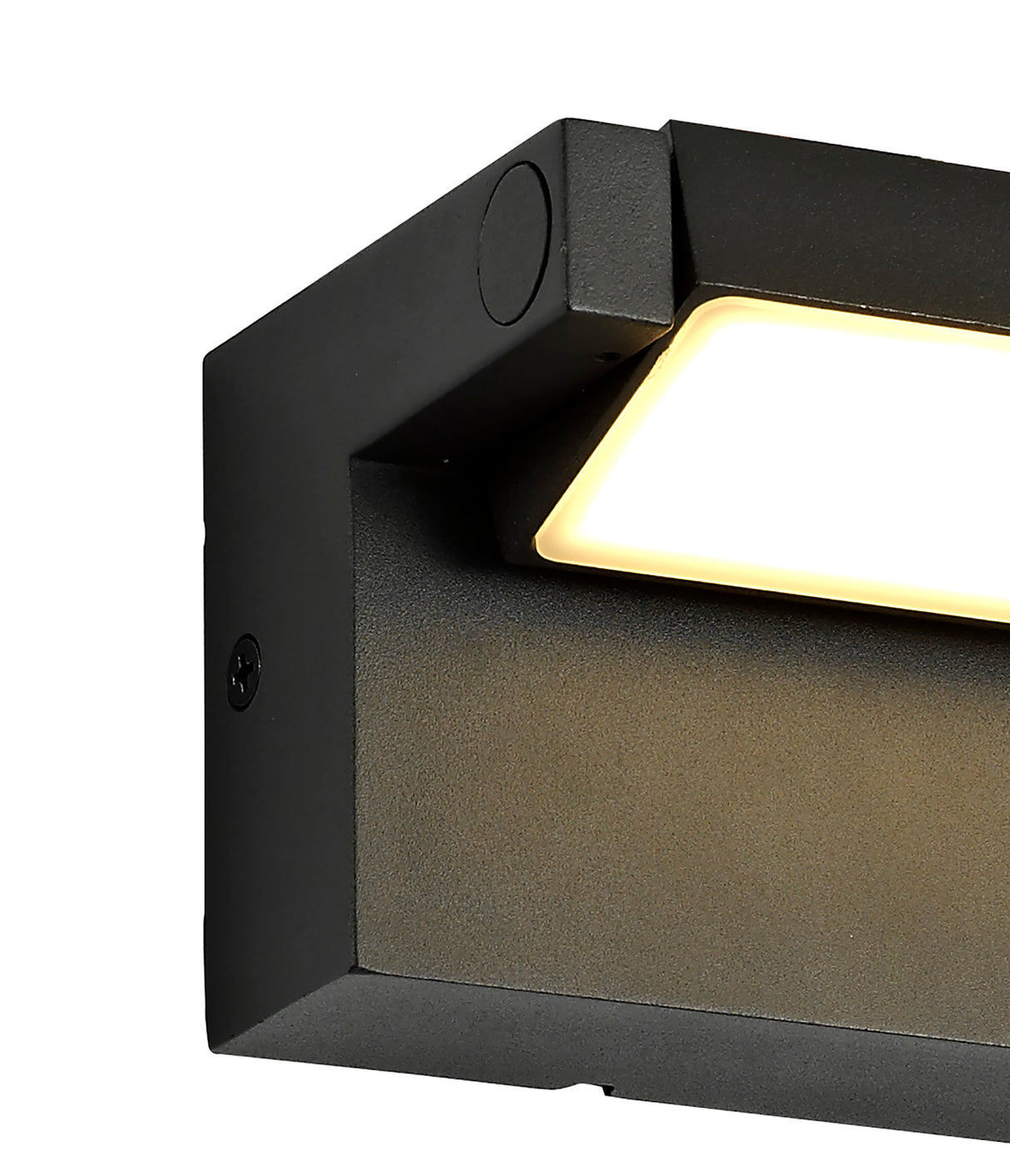 LUC4817 Lucasan Wall Lamp 10W LED IP54 Indoor/Outdoor Use in a Graphite Black Finish