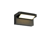 LUC4817 Lucasan Wall Lamp 10W LED IP54 Indoor/Outdoor Use in a Graphite Black Finish