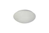 LUT4577 Luto Ceiling 18W LED IP44 in a White/Frosted Glass Finish, Suitable for Bathrooms