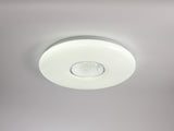 MAC1907 Macondo Ceiling 24W LED in a Opal White/Crystalline Finish