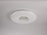 MAC1907 Macondo Ceiling 24W LED in a Opal White/Crystalline Finish