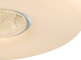 MAC1907 Macondo Ceiling 24W LED in a Opal White/Crystalline Finish