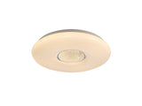 MAC1907 Macondo Ceiling 24W LED in a Opal White/Crystalline Finish