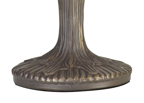 MAH2827 Mahasim 47.5cm Curved Table Lamp 1 Light in a Aged Antique Brass Finish