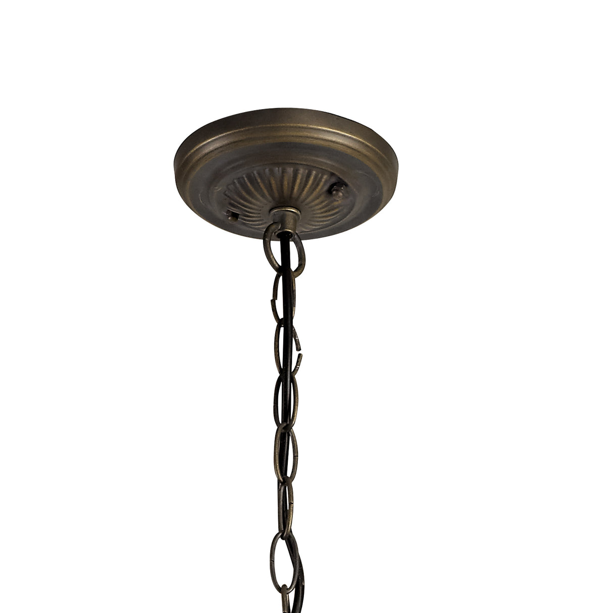 MAH2927 Mahasim Uplighter Suspension Kit 2 Light in a Aged Antique Brass Finish