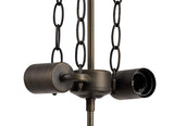 MAH2927 Mahasim Uplighter Suspension Kit 2 Light in a Aged Antique Brass Finish