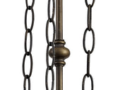 MAH2927 Mahasim Uplighter Suspension Kit 2 Light in a Aged Antique Brass Finish