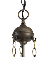 MAH3927 Mahasim Uplighter Suspension Kit 3 Light in a Aged Antique Brass Finish