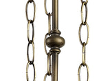 MAH3927 Mahasim Uplighter Suspension Kit 3 Light in a Aged Antique Brass Finish