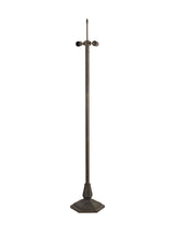 MAH4927 Mahasim 158cm Octagonal Floor Lamp 2 Light in a Aged Antique Brass Finish