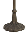 MAH5927 Mahasim 160cm Leaf Design Floor Lamp 2 Light in a Aged Antique Brass Finish