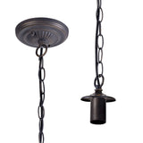 MAH7827 Mahasim Suspension Kit 1 Light in a Aged Antique Brass Finish