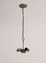 MAH9827 Mahasim Suspension Kit 3 Light in a Aged Antique Brass Finish